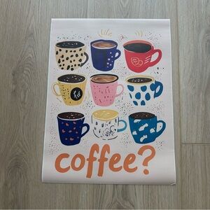 Coffee Please Canvas Art Print Poster